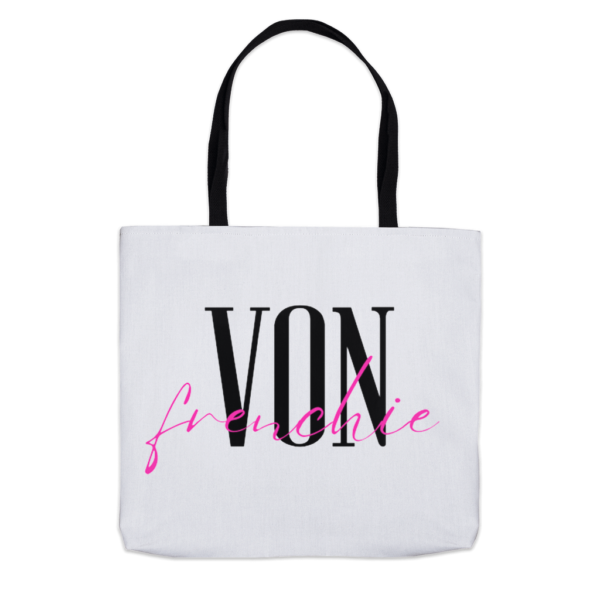 Von Frenchie Wordmark Tote Bag - Image 4