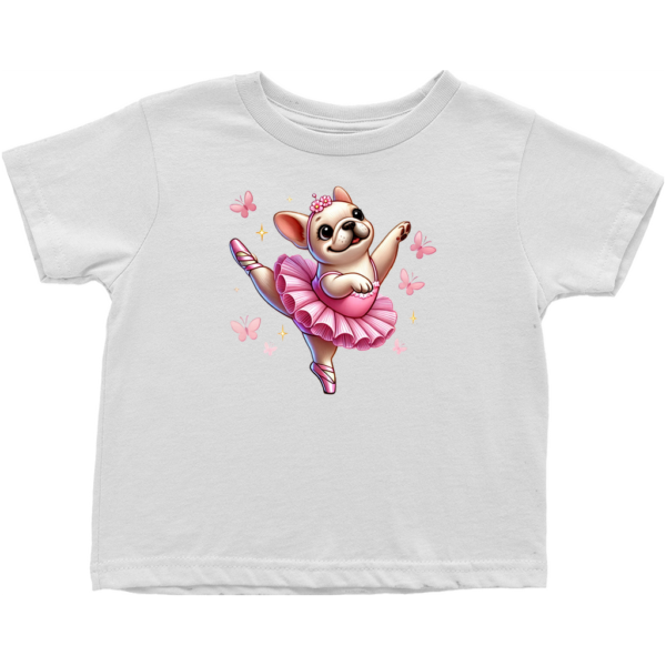 Von Frenchie Ballerina Graphic T (Toddler) - Image 5