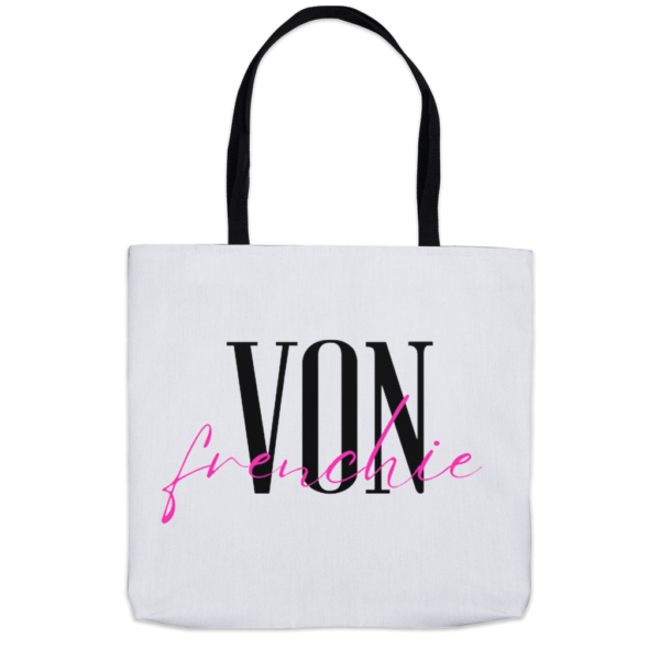 Von Frenchie Wordmark Tote Bag - Image 3