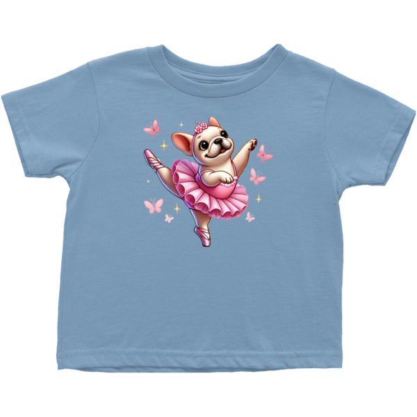 Von Frenchie Ballerina Graphic T (Toddler) - Image 4