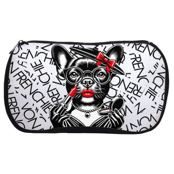 Frenchie Noir Cosmetic Bag