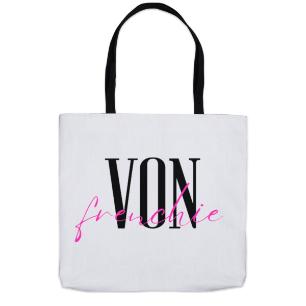 Von Frenchie Wordmark Tote Bag - Image 6