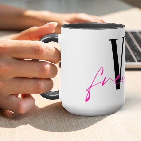 Von Frenchie Wordmark Accent Mug - Image 2