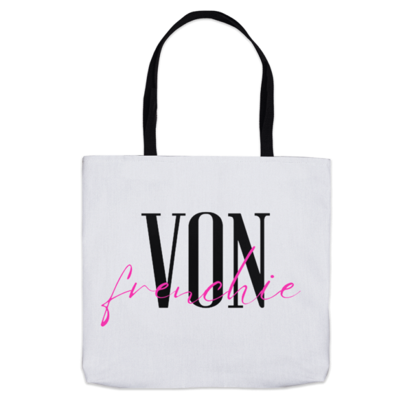 Von Frenchie Wordmark Tote Bag - Image 2