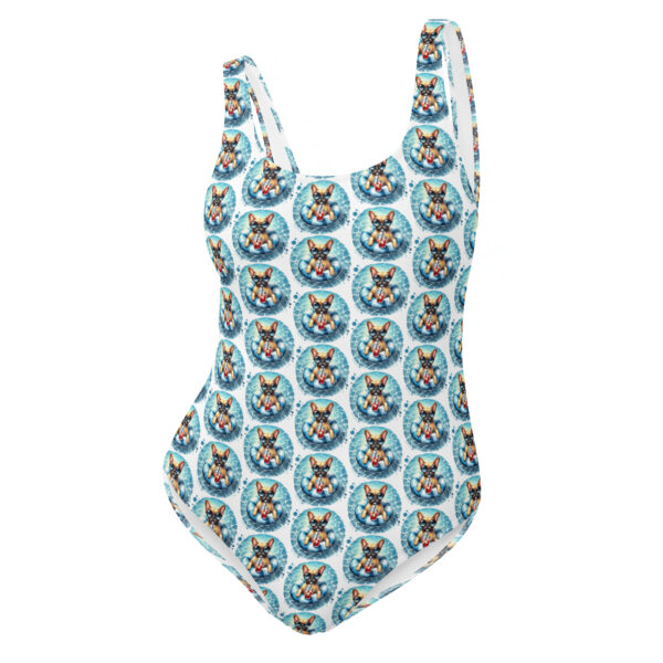 Frenchie Pool Days One-Piece Swimsuit