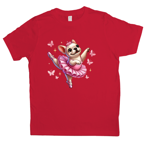 Von Frenchie Ballerina Graphic T (Youth) - Image 5