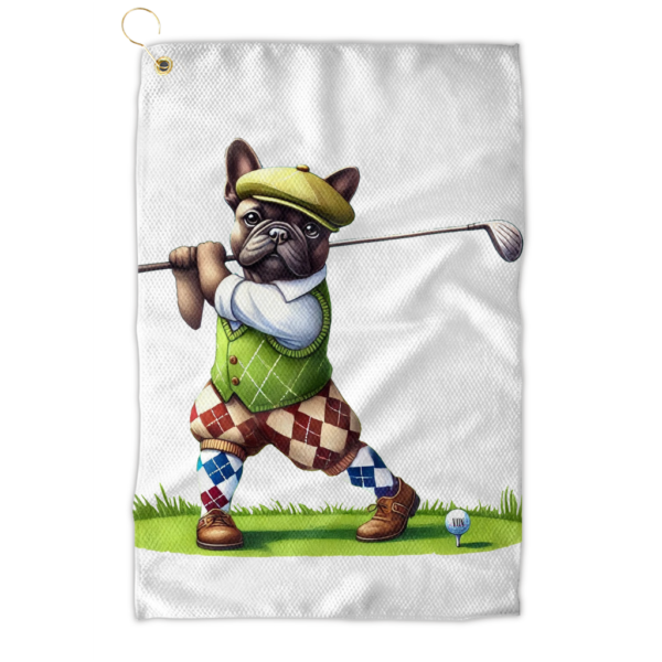 Von Frenchie Ps Golf Towel