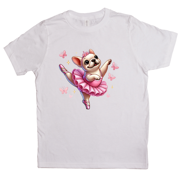 Von Frenchie Ballerina Graphic T (Youth) - Image 7