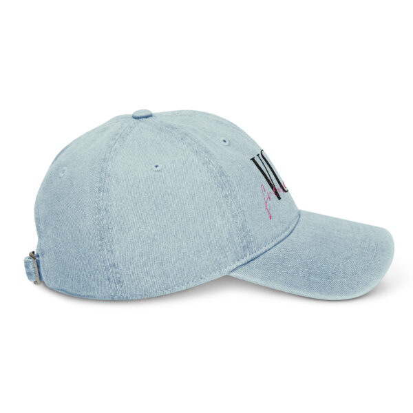 Von Frenchie Wordmark Denim Dad Hat - Image 5