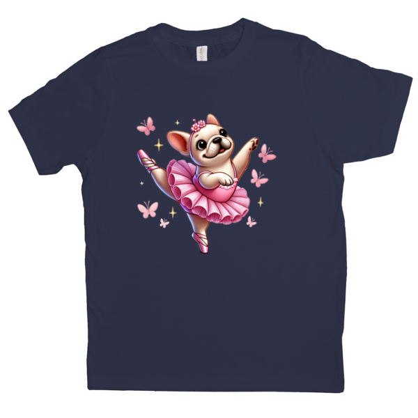 Von Frenchie Ballerina Graphic T (Youth) - Image 4