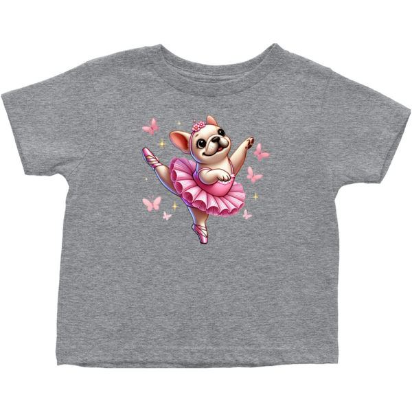 Von Frenchie Ballerina Graphic T (Toddler) - Image 3