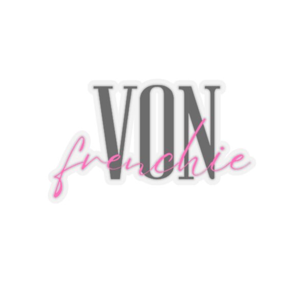 Von Frenchie Wordmark Sticker - Image 11