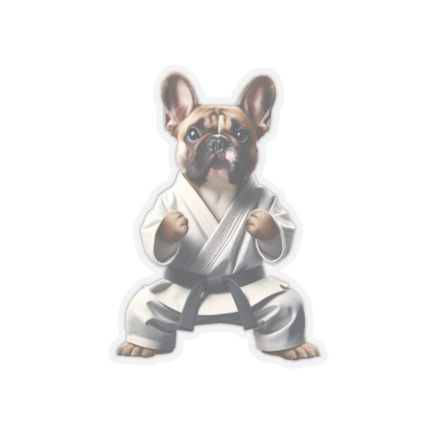 Frenchie Karate Sticker - Image 7