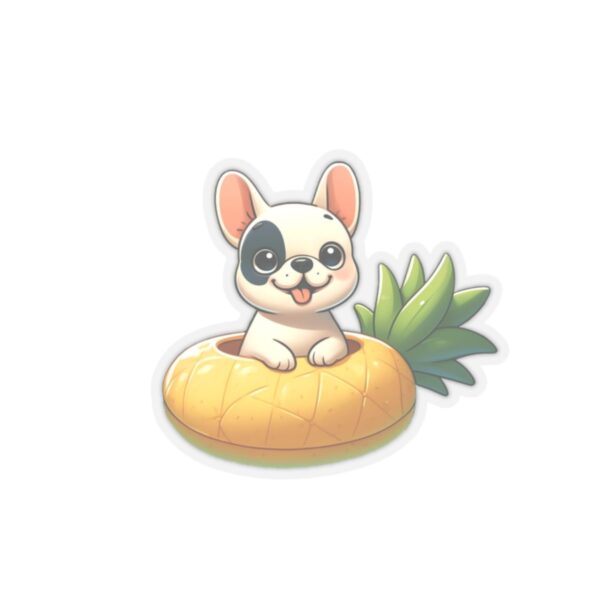 Frenchie Pineapple Floatie Sticker - Image 5