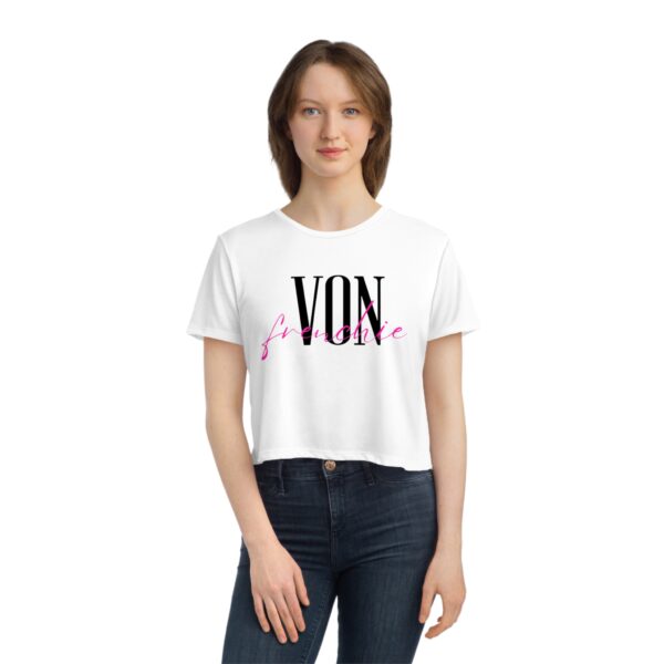 Von Frenchie Wordmark Cropped Tee - Image 4