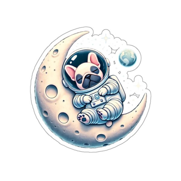 Frenchie Moon Nap Sticker - Image 23