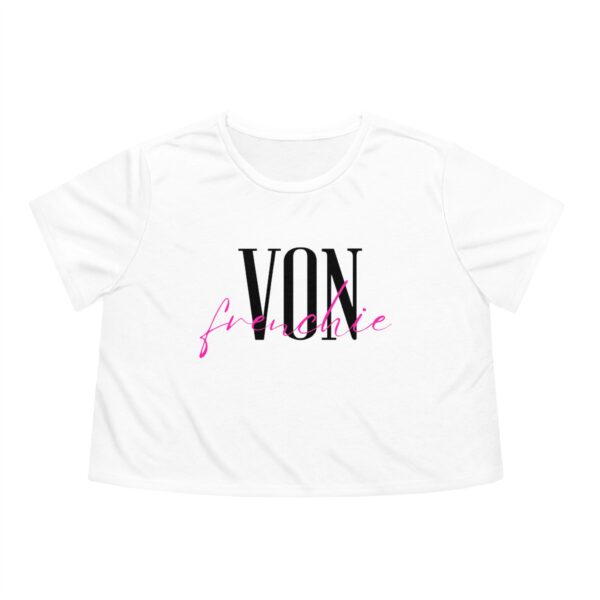 Von Frenchie Wordmark Cropped Tee