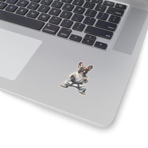 Frenchie Karate Sticker - Image 2