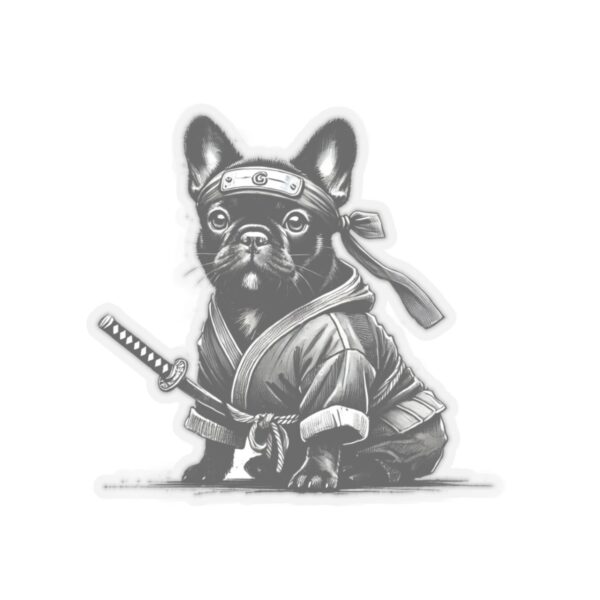 Von Frenchie Ninja Sticker - Image 7