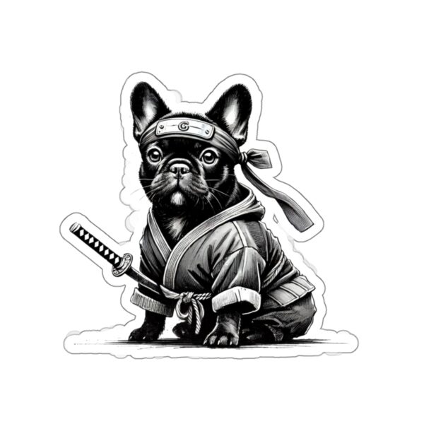 Von Frenchie Ninja Sticker - Image 22