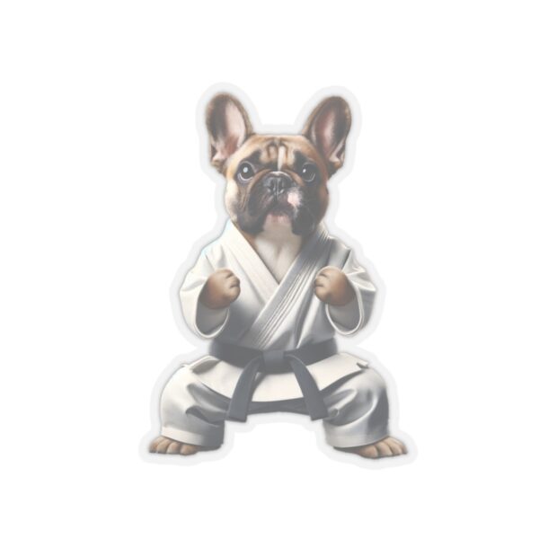 Frenchie Karate Sticker - Image 19