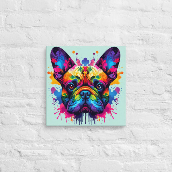 Frenchie Rorschach Canvas - Image 13