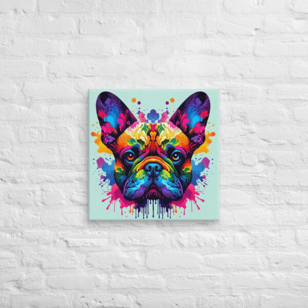 Frenchie Rorschach Canvas - Image 5