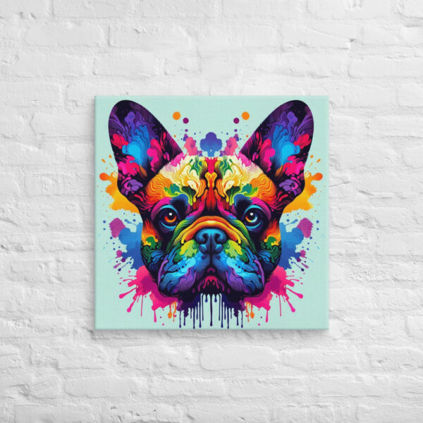 Frenchie Rorschach Canvas - Image 6