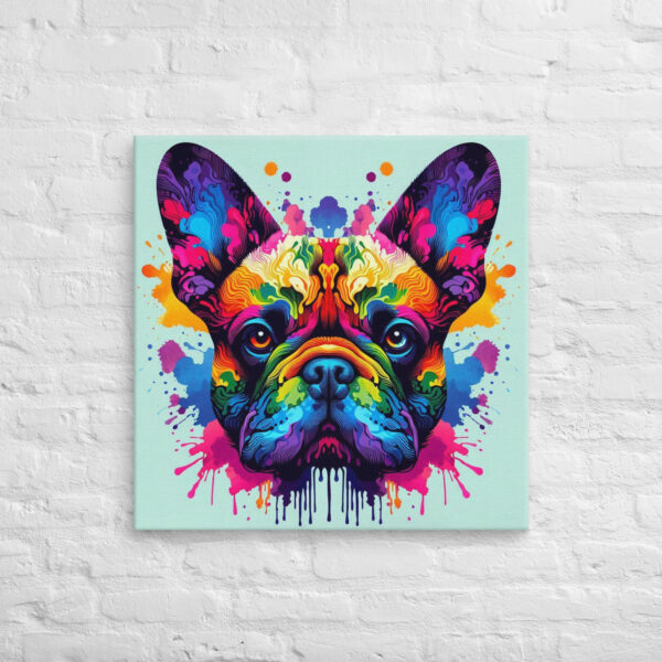 Frenchie Rorschach Canvas - Image 7