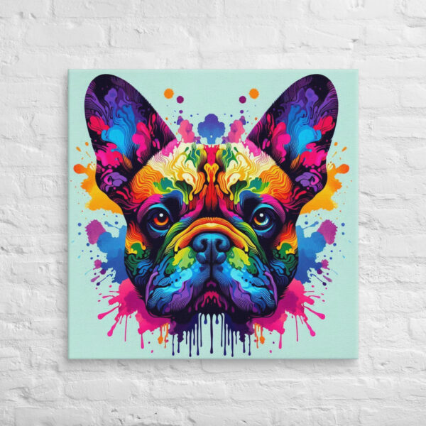 Frenchie Rorschach Canvas - Image 9